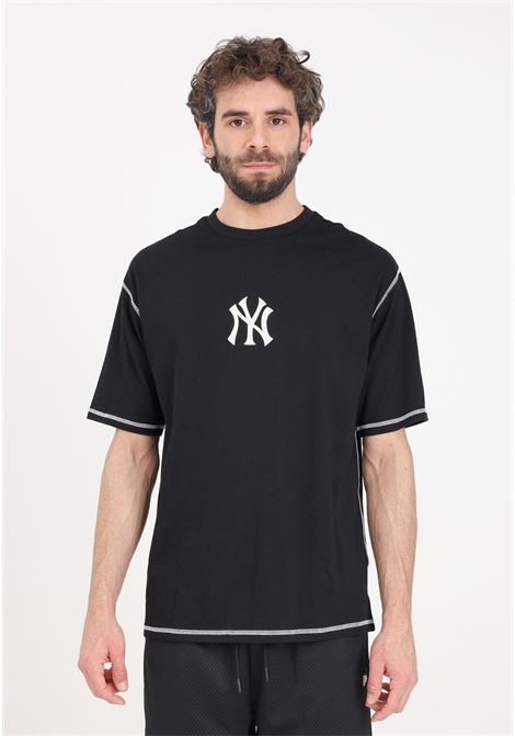 T-shirt da uomo Oversize New York Yankees MLB World Series Nera NEW ERA | 60435451.
