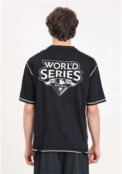 New York Yankees MLB World Series Oversized Men's T-Shirt Black NEW ERA | T-shirt | 60435451.