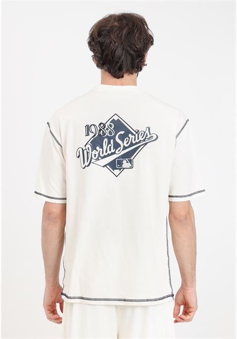 T-shirt da uomo Oversize LA Dodgers MLB World Series Bianca NEW ERA | T-shirt | 60435464.