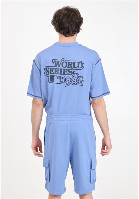 New Era Essential Men's Cargo Shorts Blue NEW ERA | 60435465.