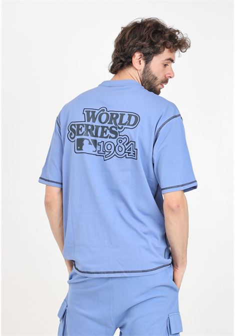 Oversized men's Detroit Tigers MLB World Series light blue t-shirt NEW ERA | T-shirt | 60435471.