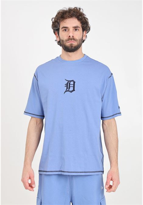Oversized men's Detroit Tigers MLB World Series light blue t-shirt NEW ERA | T-shirt | 60435471.