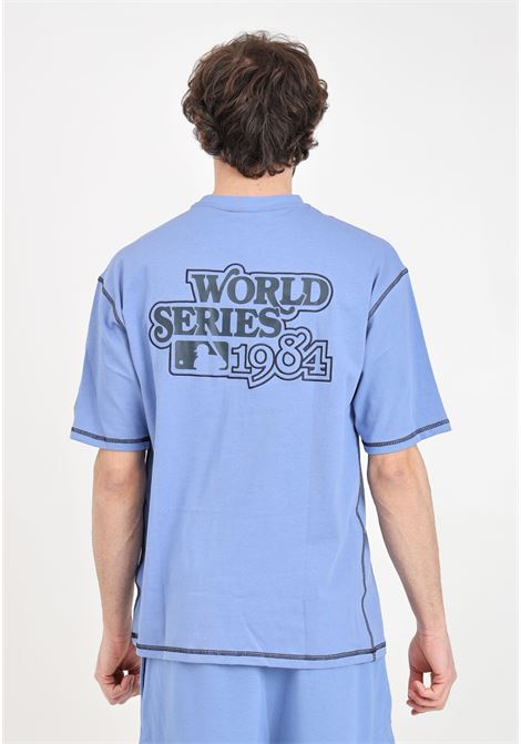 T-shirt da uomo Oversize Detroit Tigers MLB World Series Azzurra NEW ERA | T-shirt | 60435471.