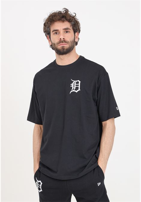 Oversized Detroit Tigers League Essential Men's T-Shirt Black NEW ERA | 60493970.
