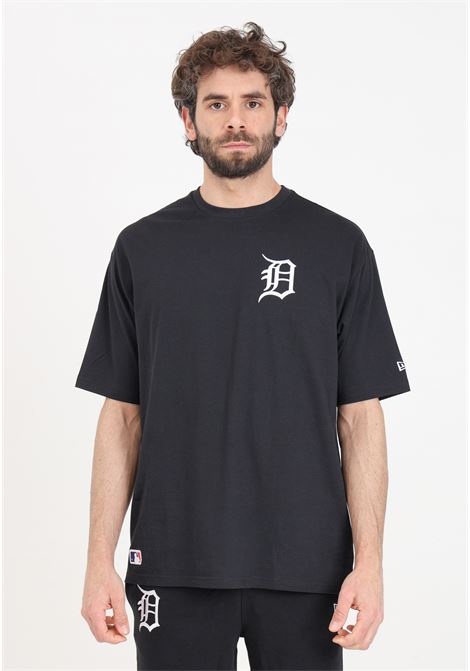 T-shirt da uomo Oversize Detroit Tigers League Essential Nera NEW ERA | 60493970.