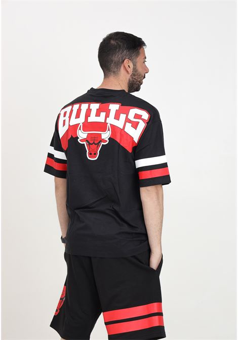 Chicago Bulls NBA Arch Graphic Oversized Men's T-Shirt Black NEW ERA | 60502589.