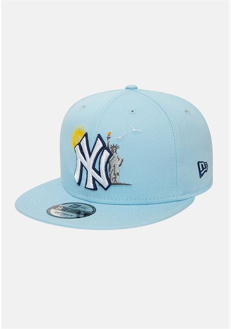 Light blue cap for men and women 9FIFTY New York Yankees MLB Summer Icon NEW ERA | Hats | 60503500.