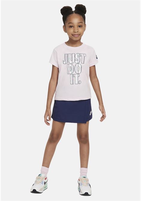 Pink and blue outfit for girls with Just Do It print NIKE | 36M002U90