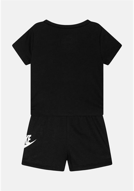 Black baby outfit with maxi logo print NIKE | 66L596023