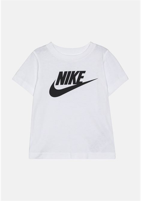 White Futura sports t-shirt for boys and girls NIKE | T-shirt | 8U7065001