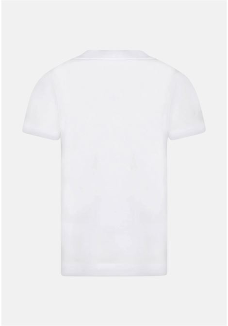 T-shirt sportiva bianca per bambino e bambina con ricamo logo NIKE | T-shirt | 8UC545001