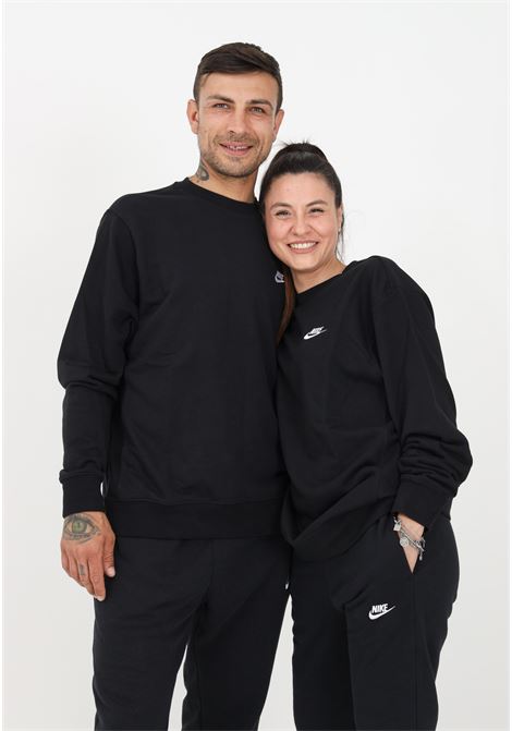 Nike Sportswear Club Fleece black crewneck sweatshirt NIKE | BV2666010