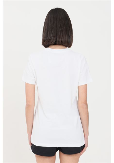 T-shirt sportiva bianca da donna con stampa logo NIKE | BV6169100