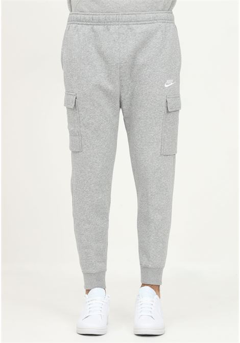 Gray Sportswear Club trousers for men NIKE | CD3129063