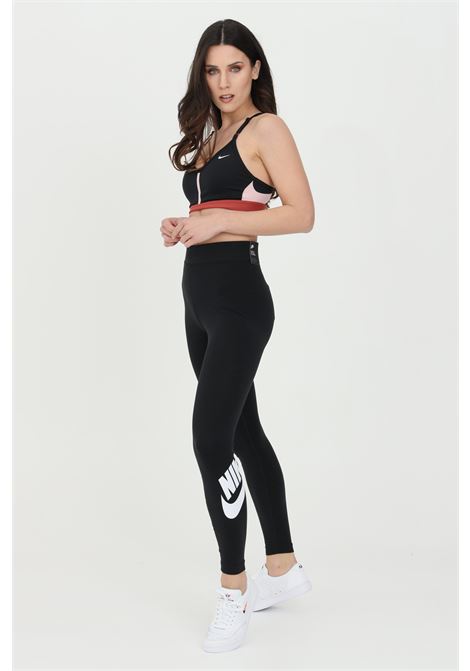 Black women's leggings with logo print NIKE | Leggings | CZ8528010