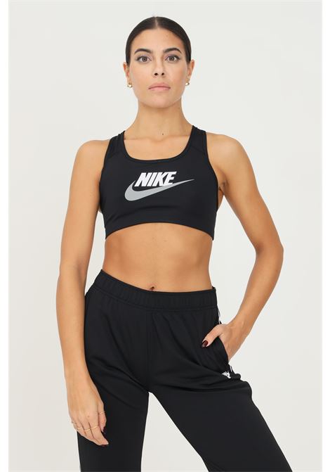 Top sportivo nero da donna Nike Dri-FIT Swoosh NIKE | Top | DM0579010