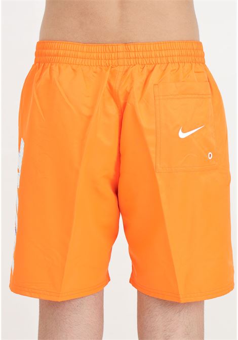 Nike Swim Big Block men's orange swim shorts NIKE | NESSE521811