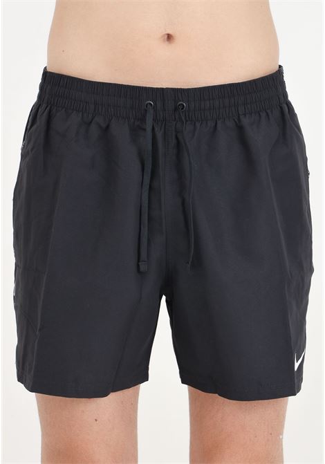 Nike Tape men's black swim shorts NIKE | Beachwear | NESSE559001