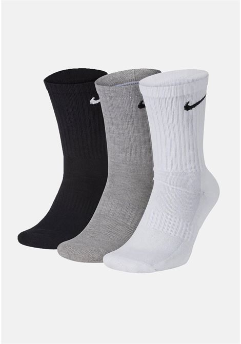 White, black and gray socks with logo for men and women NIKE | Socks | SX7676964