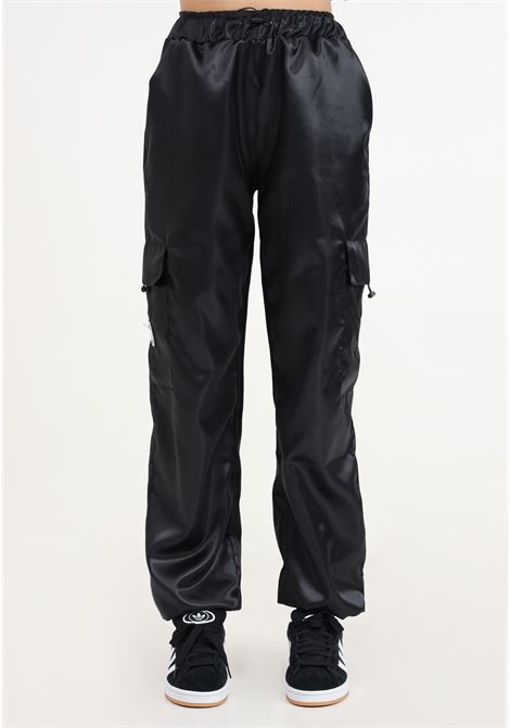 Black spot cargo trousers for women OE DR CONCEPT | Pants | OE1008NERO