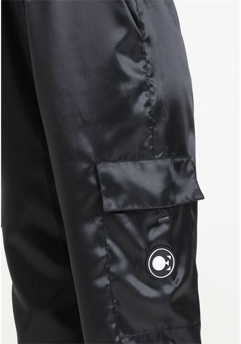 Pantalone spot nero da donna modello cargo DIEGO RODRIGUEZ | Pantaloni | OE1008NERO