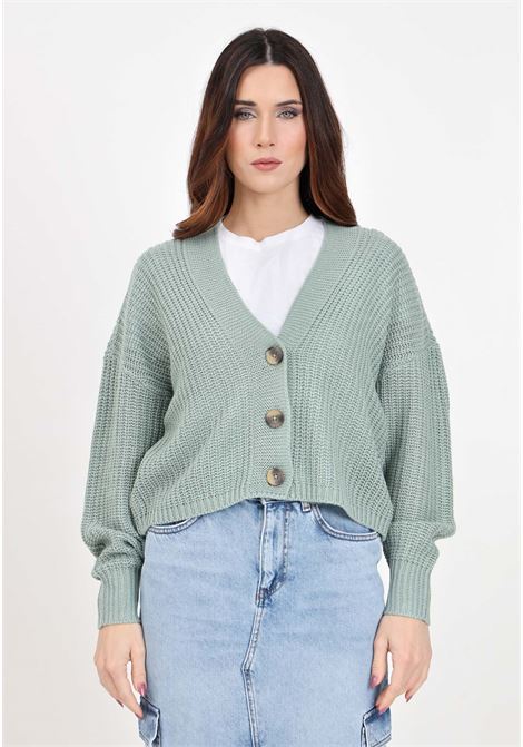 Cardigan verde da donna ONLY | Cardigan | 15211521Chinois Green