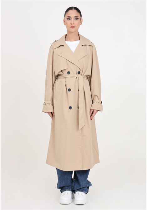 Beige trench coat for women ONLY | 15242306Tannin