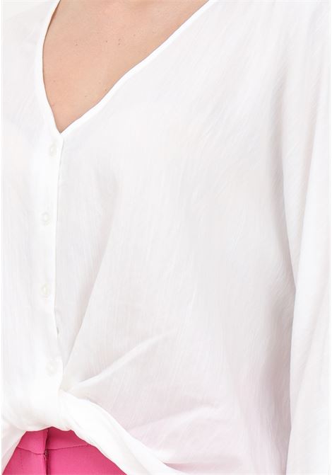 Camicia bianca da donna firmata only con arricciatura sul fondo ONLY | Camicie | 15252779Cloud Dancer