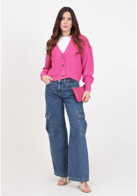 Jeans da donna dark blue denim stile cargo ONLY | Jeans | 15301744Dark Blue Denim