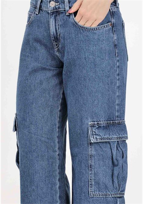 Jeans da donna dark blue denim stile cargo ONLY | Jeans | 15301744Dark Blue Denim