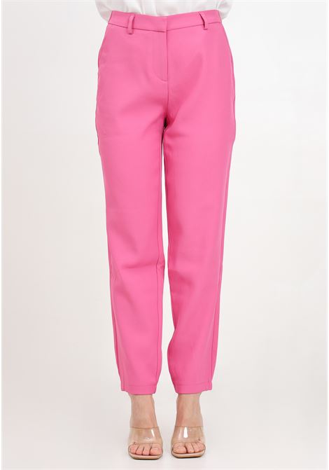 Pantaloni donna fucsia con elastico sul fondo ONLY | Pantaloni | 15311117Raspberry Rose