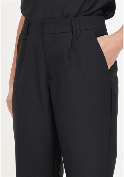 Black women's trousers with elastic detail on the back ONLY | 15311346Black
