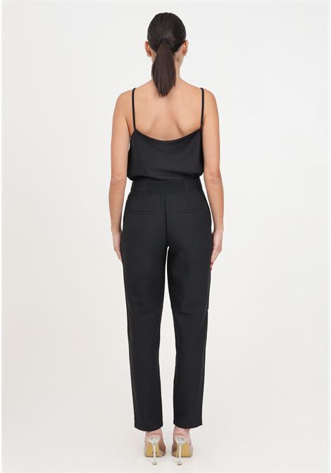 Pantaloni da donna neri con dettaglio elastico sul retro ONLY | Pantaloni | 15311346Black