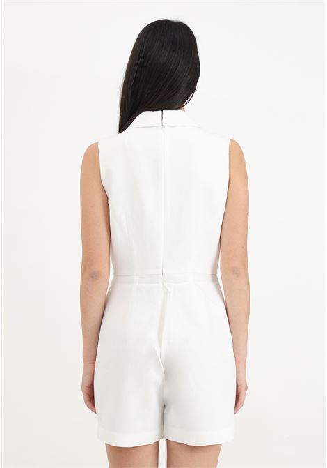 Elegant white short jumpsuit for women ONLY | 15318492Cloud Dancer