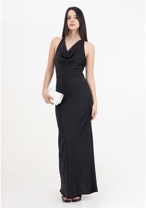 Long black dress for women with open back ONLY | Dresses | 15318847Black