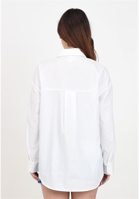 White women's shirt with English broderie ONLY | Shirt | 15319136Bright White