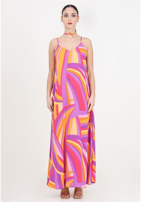 Long multicolor patterned women's dress ONLY | Dresses | 15319555Bright Rose