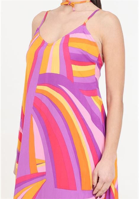 Long multicolor patterned women's dress ONLY | 15319555Bright Rose