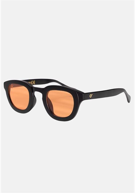 Sunglasses for men and women, Nassau model, black with orange lenses OS SUNGLASSES | OS2043C02