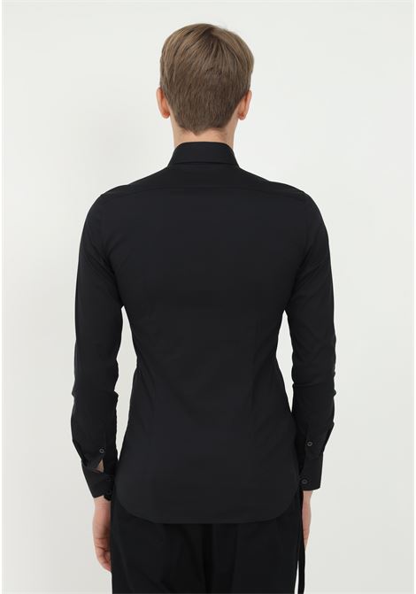 Black dress shirt for men PATRIZIA PEPE | 5C0017/A01K102