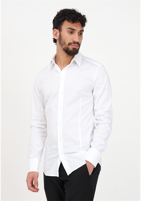 White dress shirt for men PATRIZIA PEPE | 5C0017/A01W103