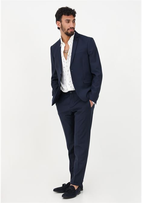 Elegant blue trousers for men PATRIZIA PEPE | 5PA429/A1WKC166