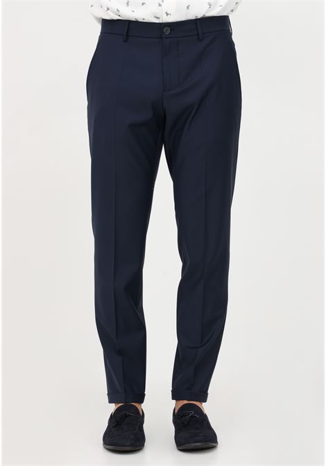 Elegant blue trousers for men PATRIZIA PEPE | 5PA429/A1WKC166