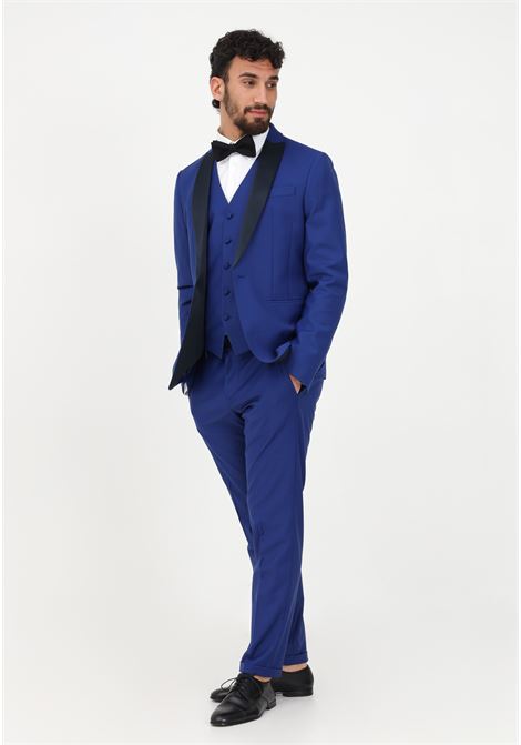 Elegant blue trousers for men PATRIZIA PEPE | 5PA429/A1WKC956