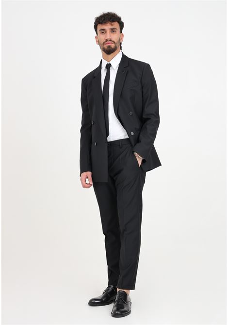 Black elegant trousers for men PATRIZIA PEPE | Pants | 5PA429/A1WKK102