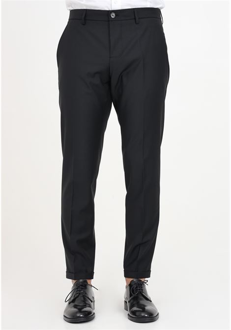 Pantaloni eleganti neri da uomo PATRIZIA PEPE | Pantaloni | 5PA429/A1WKK102