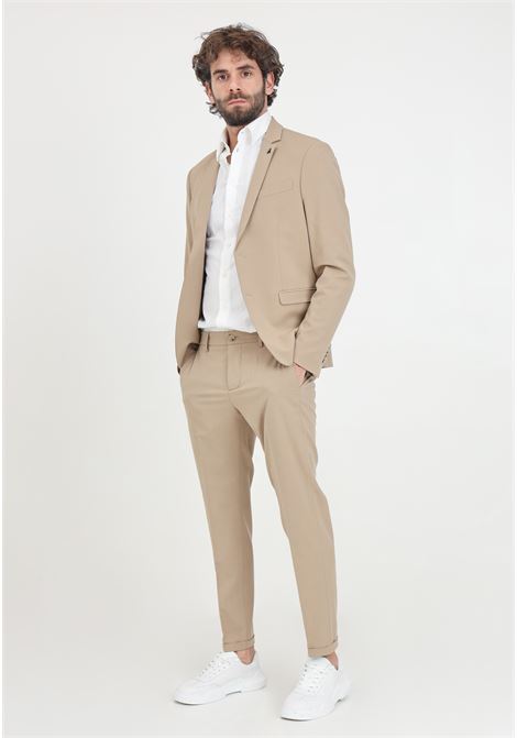 Elegant camel men's trousers PATRIZIA PEPE | Pants | 5PA429/A2LHB524
