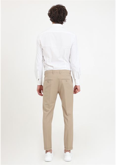 Pantaloni eleganti da uomo cammello PATRIZIA PEPE | Pantaloni | 5PA429/A2LHB524