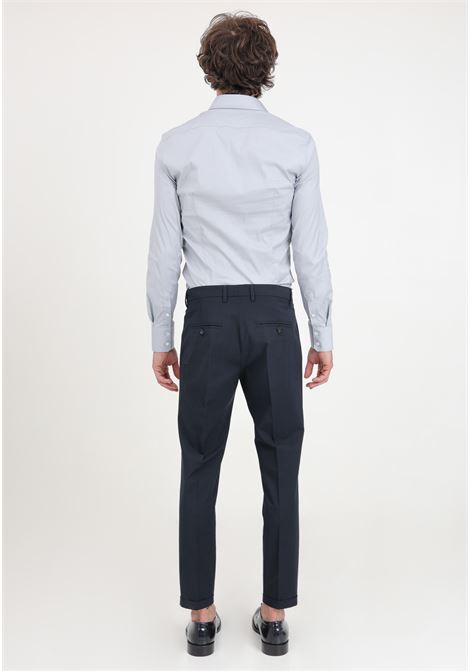 Elegant midnight blue men's trousers PATRIZIA PEPE | Pants | 5PA429/A2LHC382