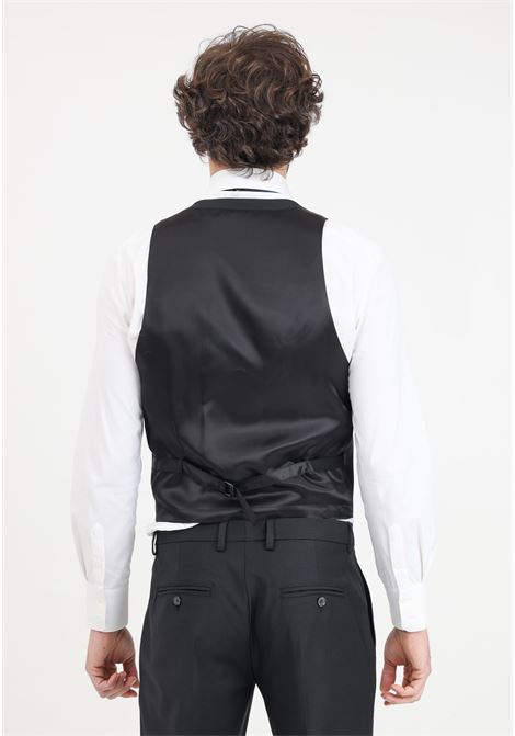 Black vinyl men's vest PATRIZIA PEPE | 5S0746/A1WKK102